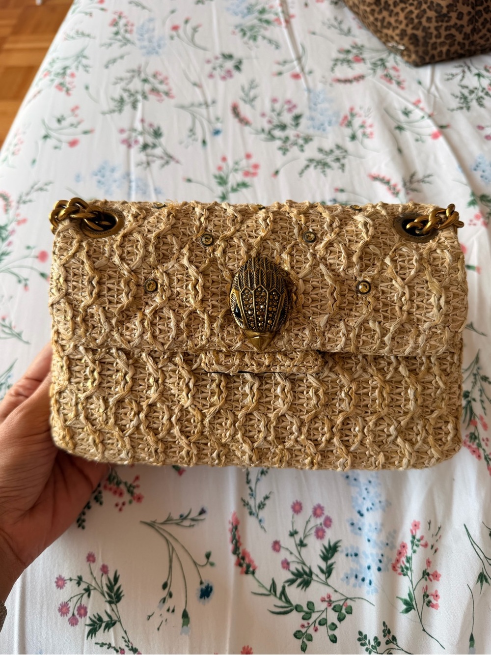 Kurt Geiger straw bag